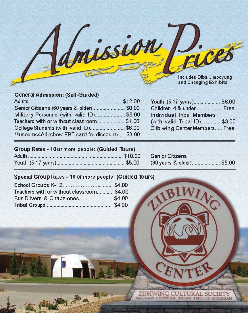 Admission Prices